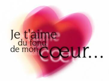 je t'aime du fond de mon coeur ma belle