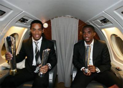 toujours ronaldinho et eto'o